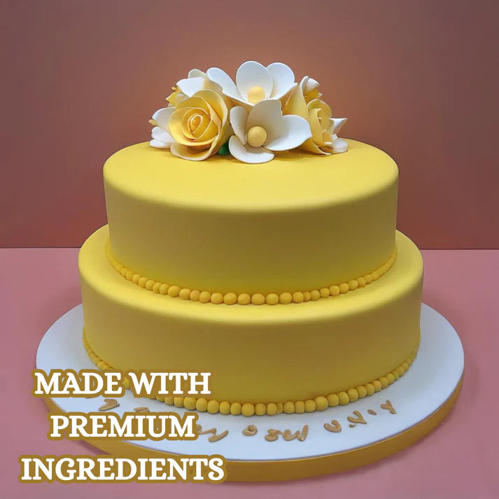 Sunshine Yellow Fondant | Edible Sugarpaste 1 Kg