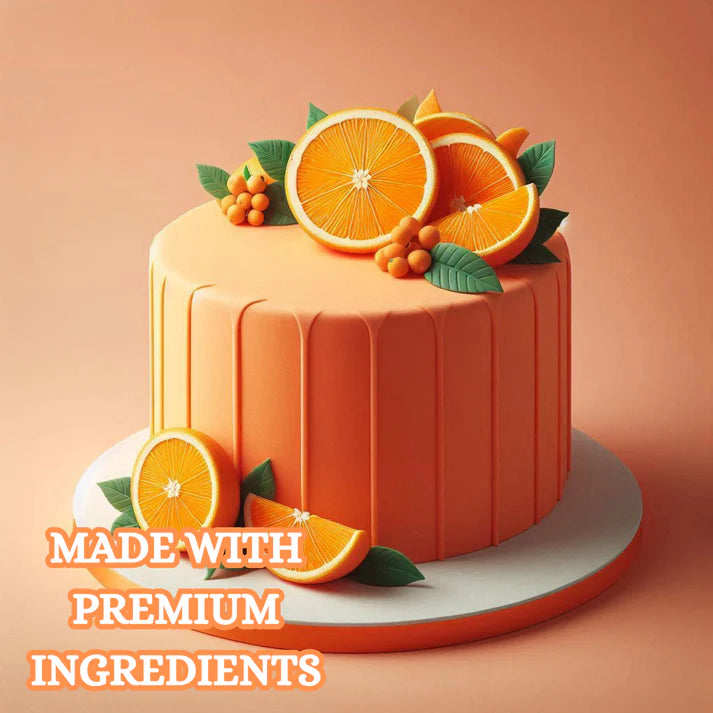 Citrus Orange Fondant | Edible Sugarpaste 1 Kg
