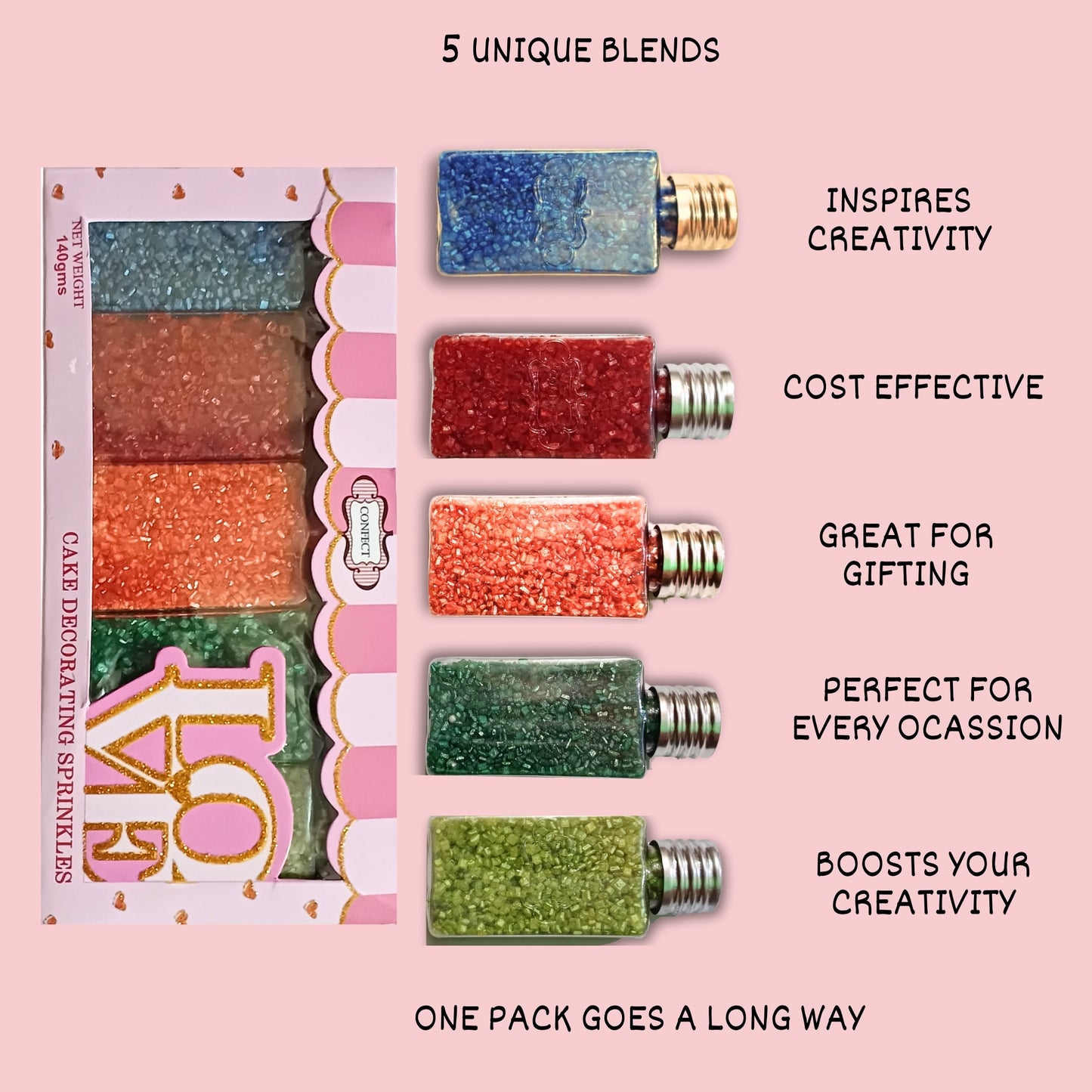 Sparkling Sugar Combo SPS Multipack 3 100 gms