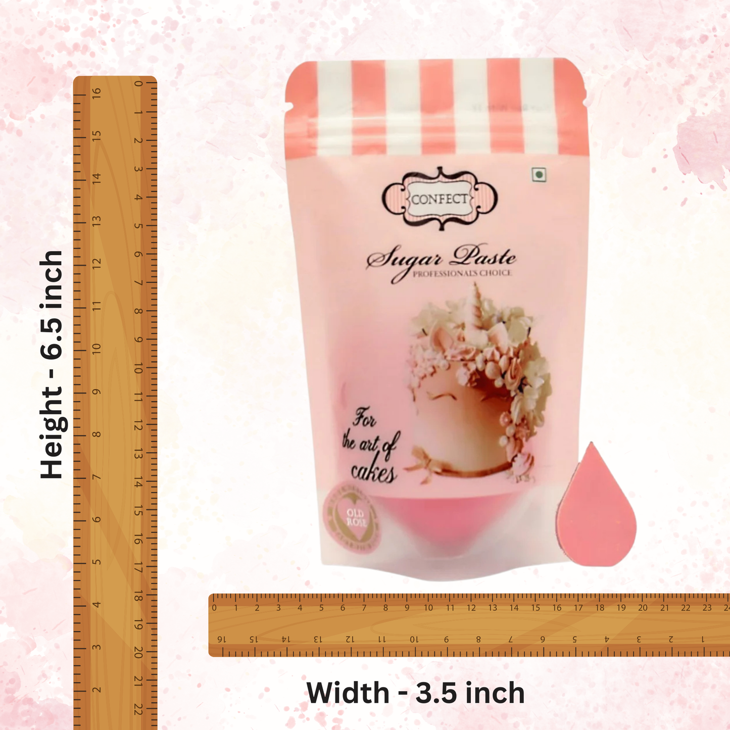 Old Rose Fondant | Edible Sugarpaste 250 Gm