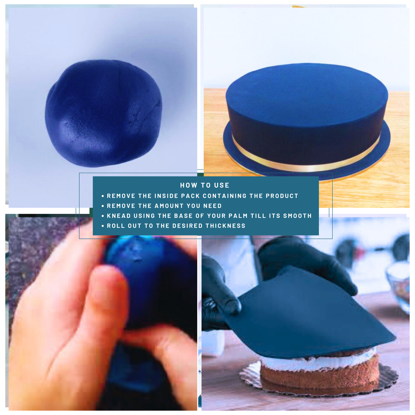 Nightsky Navy Fondant | Edible Sugarpaste 1 Kg