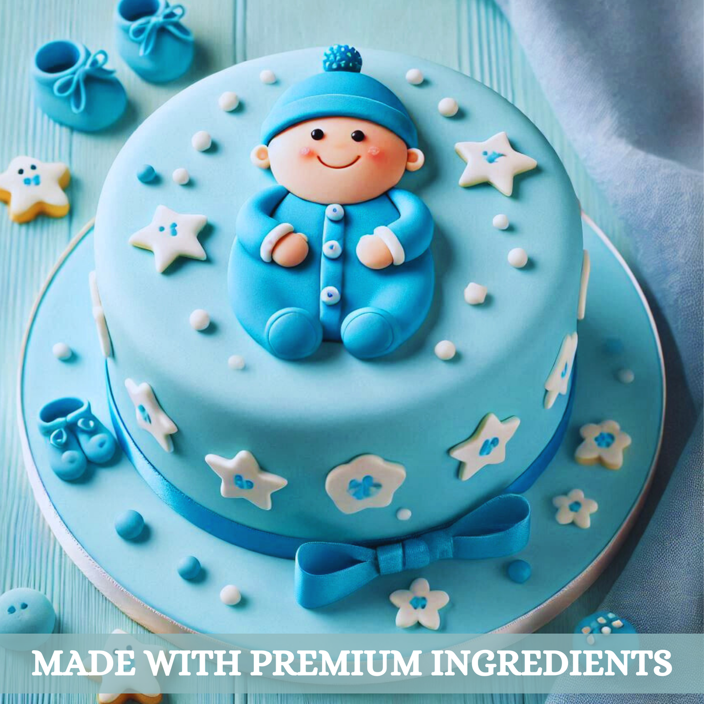 Baby Blue Fondant | Edible Sugarpaste 250 Gm