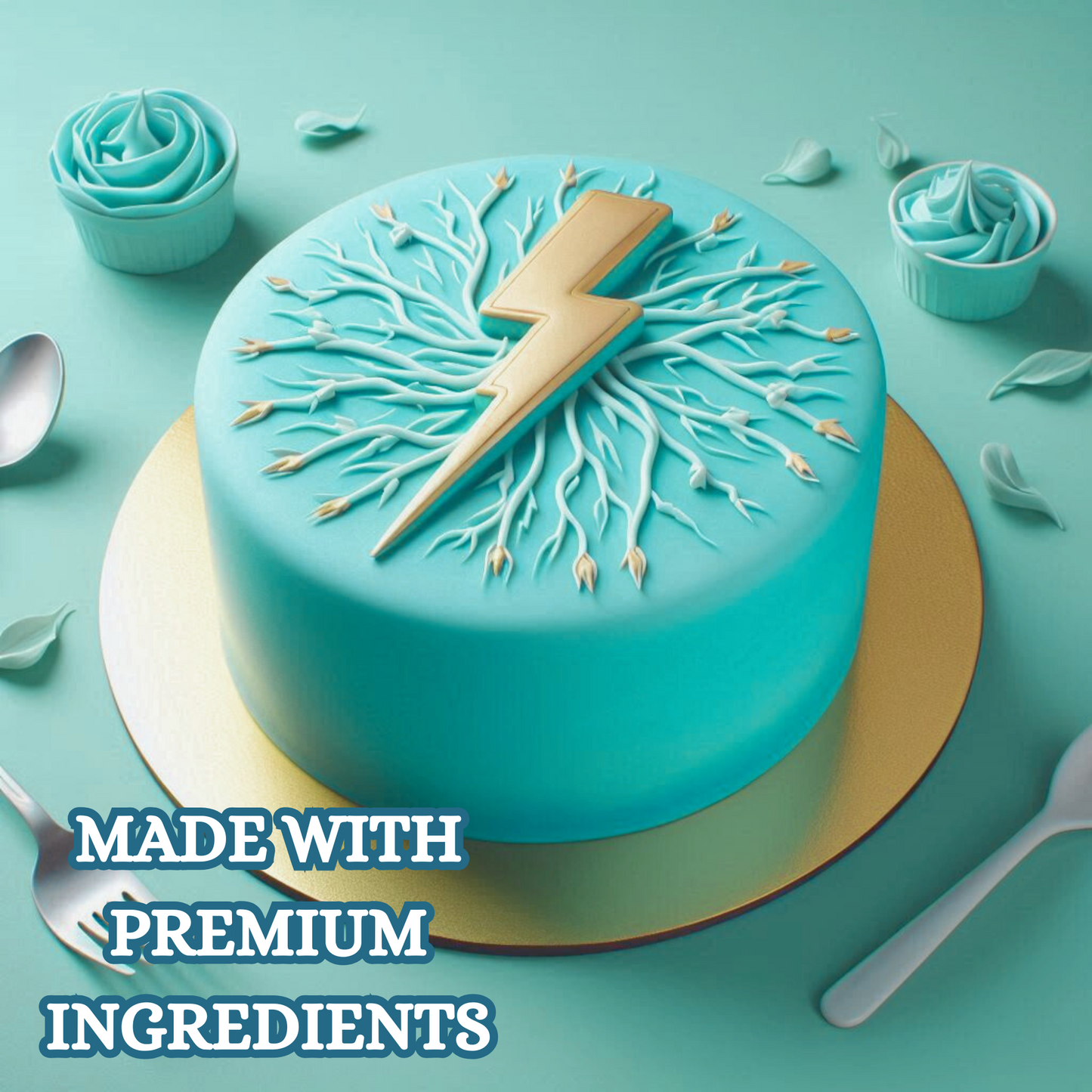 Electric Blue Fondant | Edible Sugarpaste 1 Kg