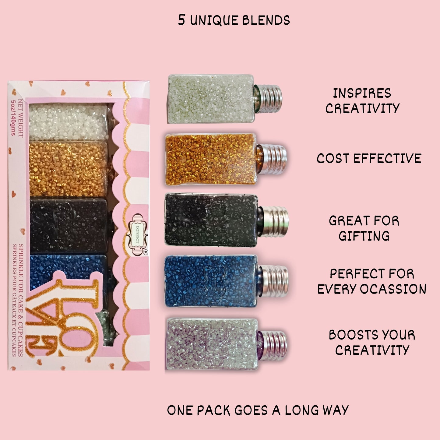 Sparkling Sugar Combo SPS Multipack 6 100 gms