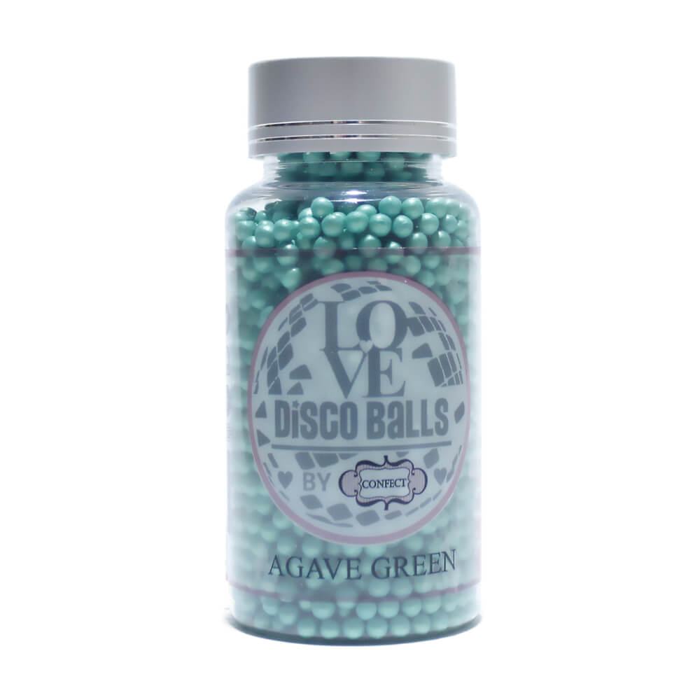 Confect Agave Green Disco Balls Sprinkles 2 MM 1 Kg