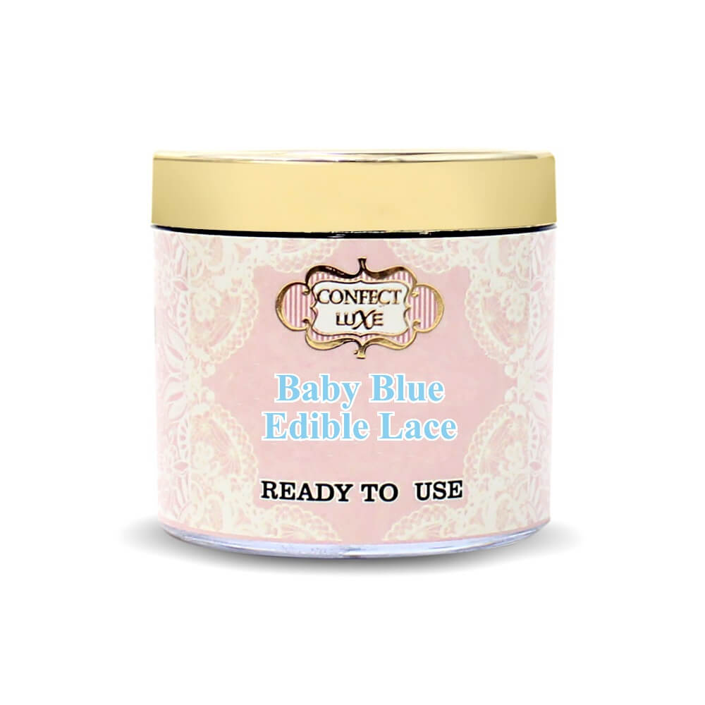 Confect Baby Blue Edible Lace 100 Gms