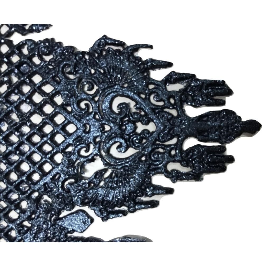 Beaming black edible lace 3