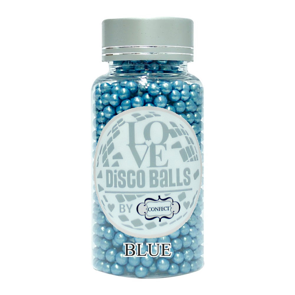 Confect Blue Disco Balls Sprinkles 5 MM 1 Kg