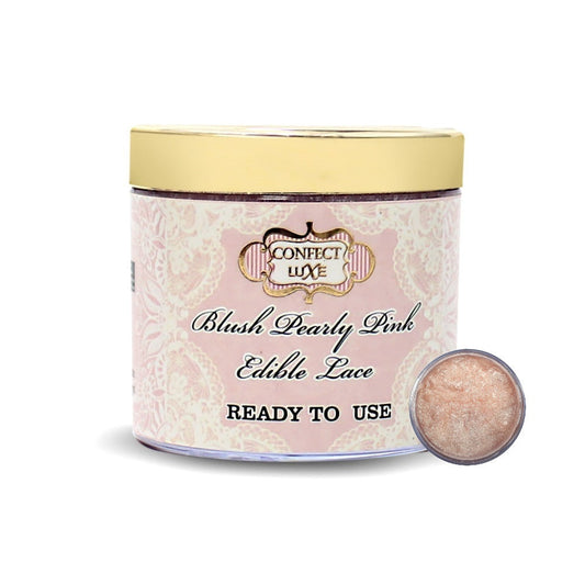 Blush Pearly pink Edible Lace