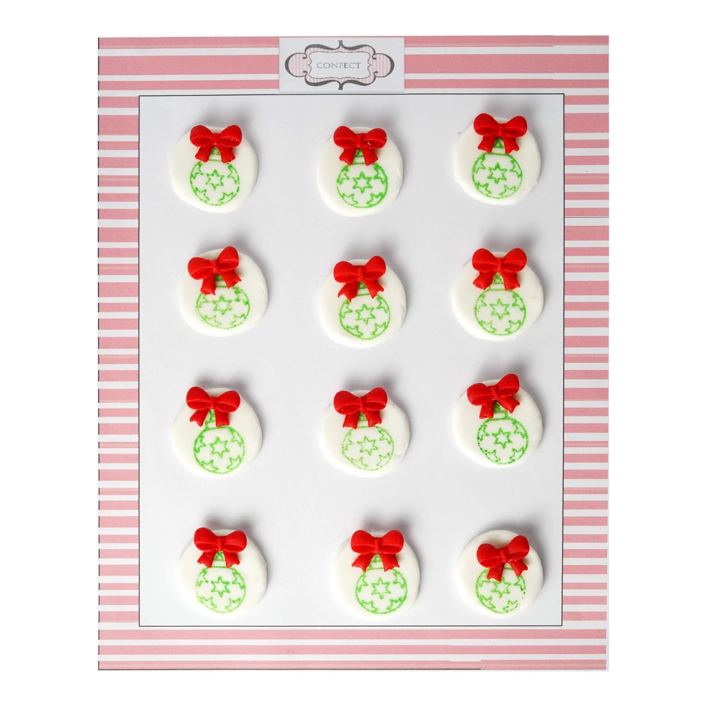 Confect Christmas Bauble Green & Red CC 28 60 gms