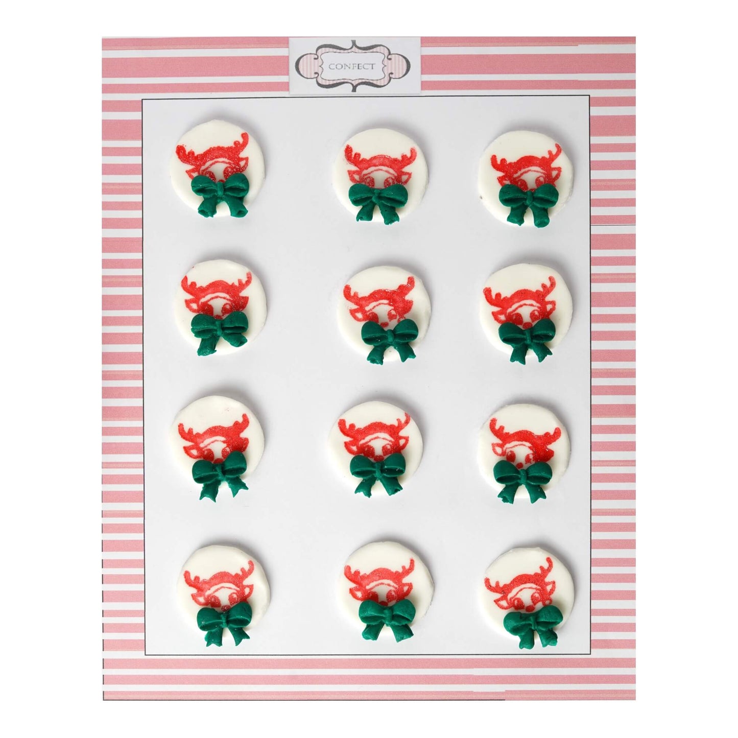 Confect Christmas Reindeer Red & Green CC 29 60 gms