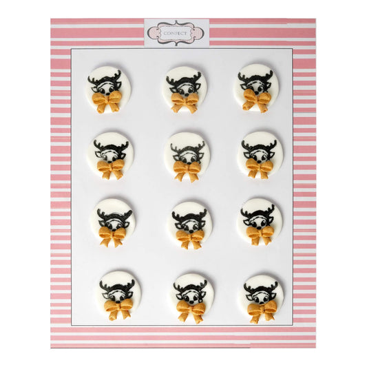 Christmas Reindeer Black & Gold 31 60 gms