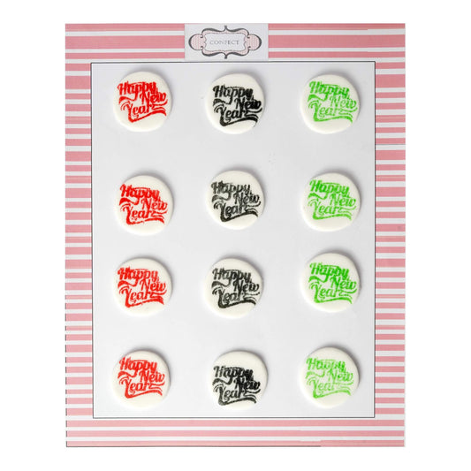 Happy New Year - Red, Green, Black 32 60 gms