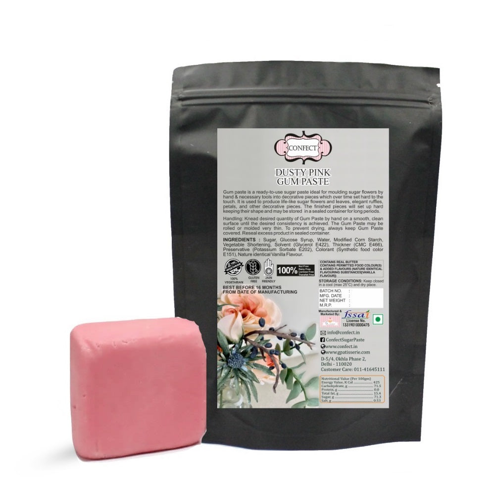 Dusty Pink Gum Paste 1
