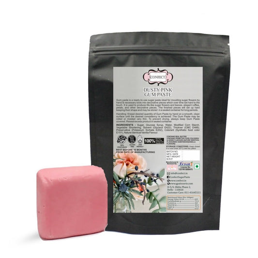 Dusty Pink Gum Paste 1