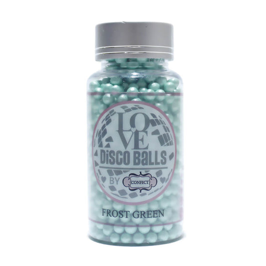 Confect Frost Green Disco Balls Sprinkles 4 MM 120 Gms