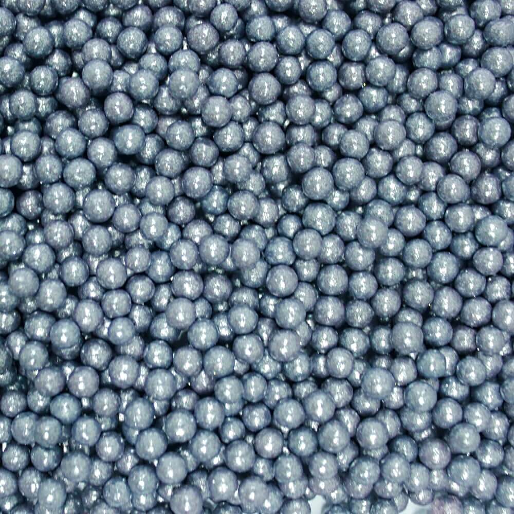 Confect Gun Metal Disco Balls Sprinkles 5 MM 1 Kg