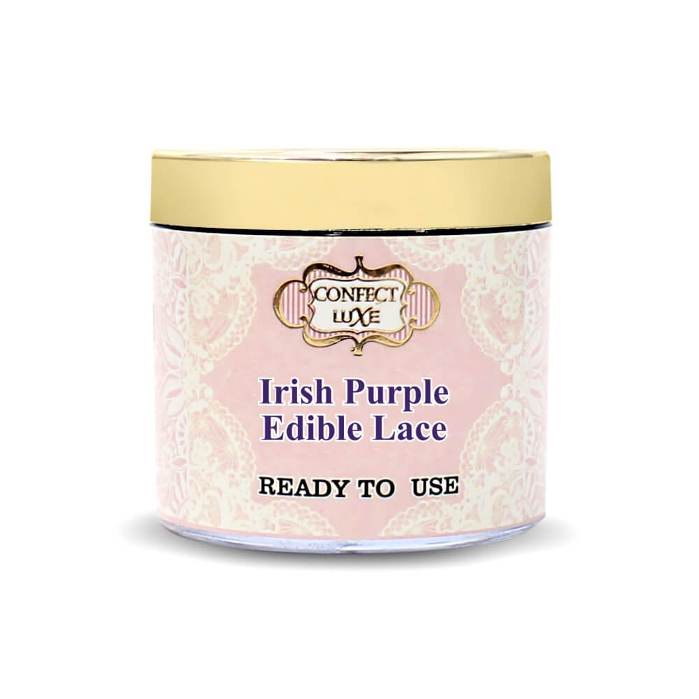 Confect Irish Purple Edible Lace 100 Gms