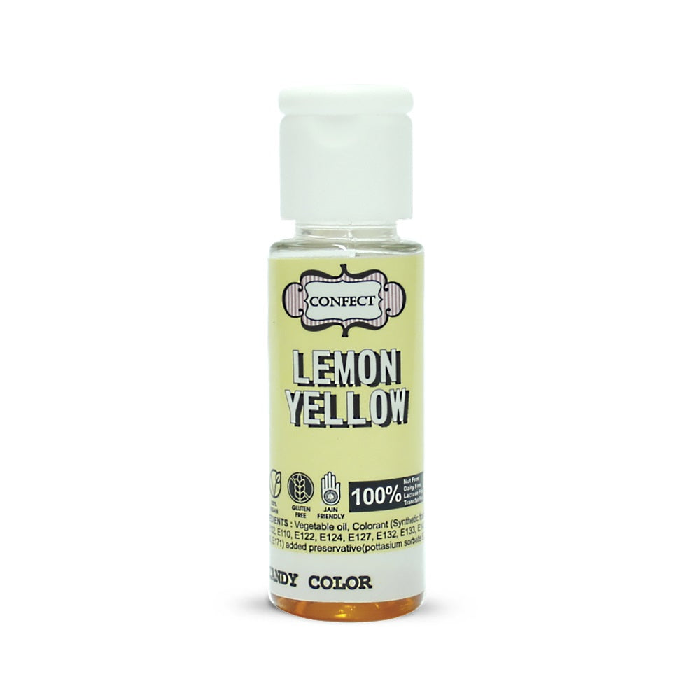 Confect Lemon Yellow Candy Color25 ml