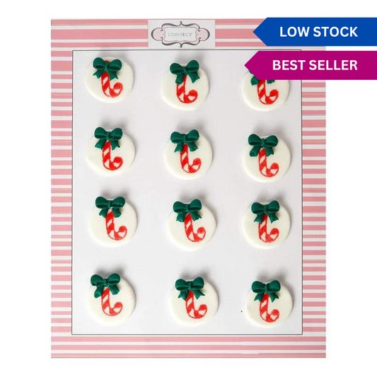 Christmas Candy Cane Red & Green 25 60 gms