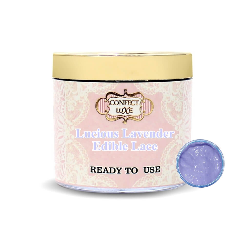 Confect Luscious Lavender Edible Lace 100 Gms