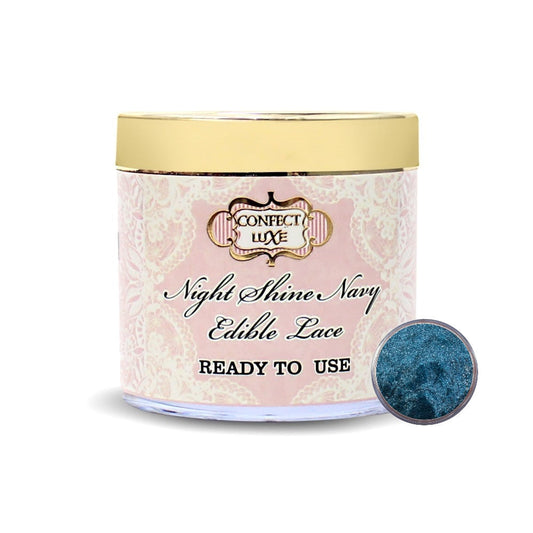 Night Shine Navy Edible Lace