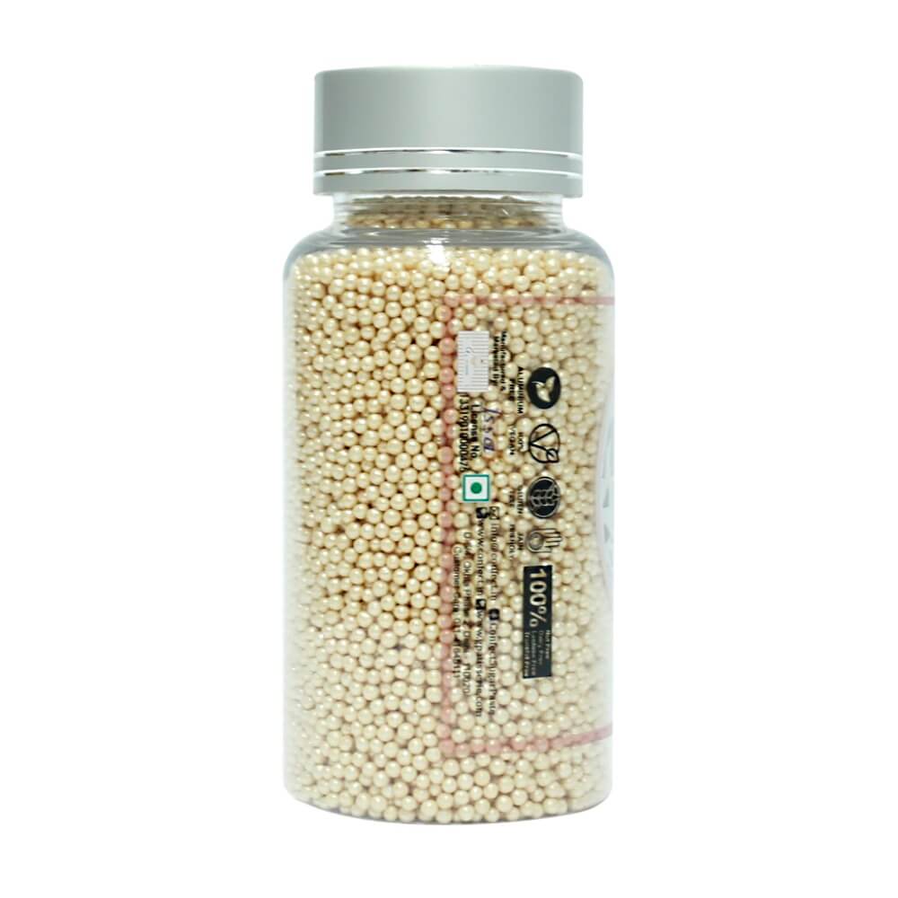 Pearl Disco Balls Sprinkles 2 MM 120 Gms