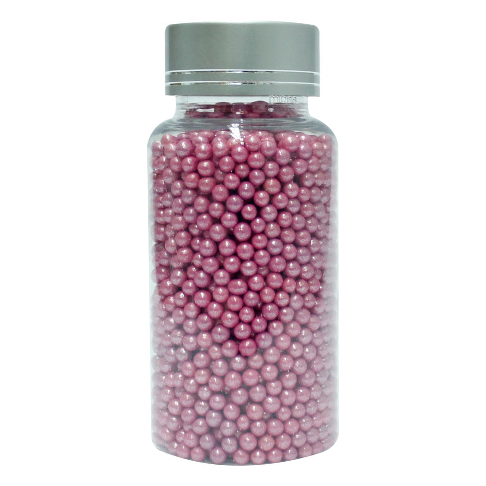 Confect Pink Disco Balls Sprinkles 4 MM 120 Gms
