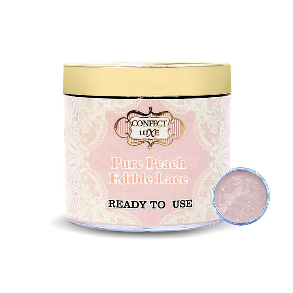 Pure Peach Edible Lace 100 Gms
