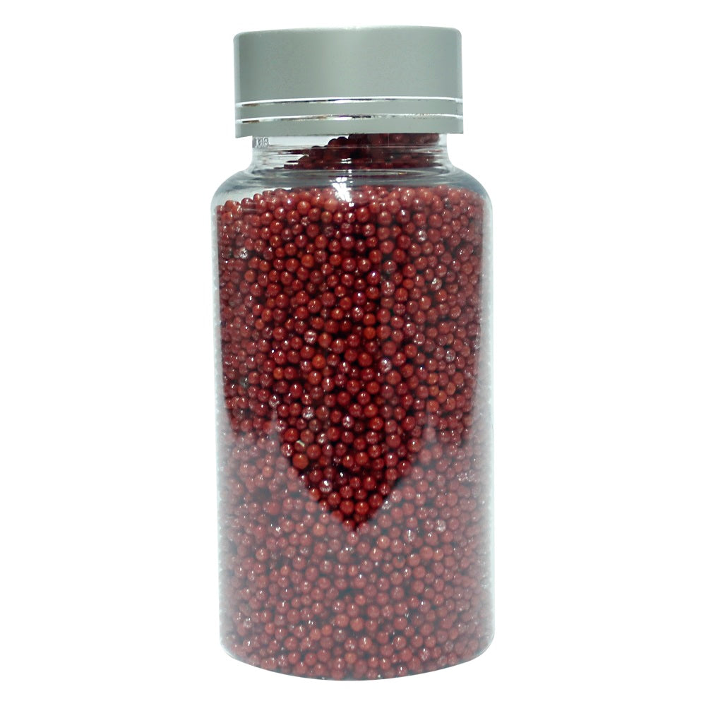 Confect Red Disco Balls Sprinkles 2 MM 1 Kg