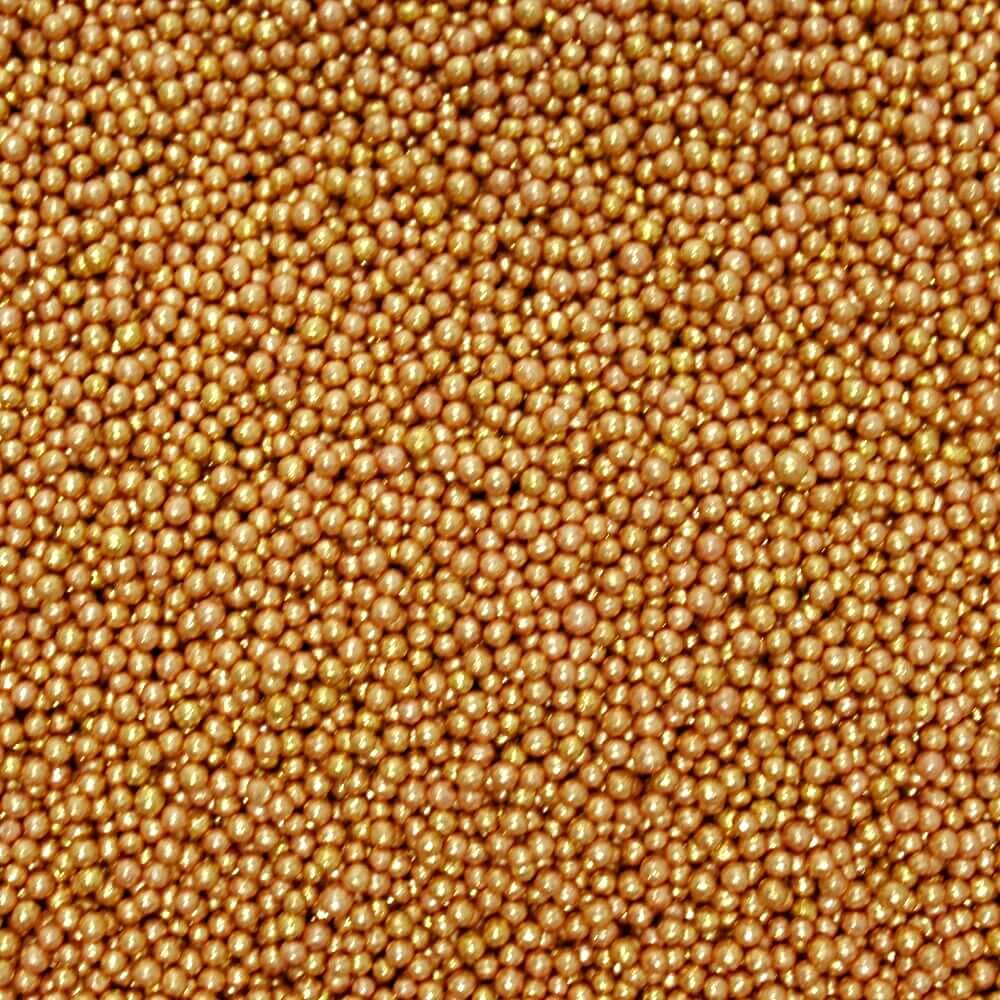 Rose Gold Disco Balls Sprinkles 2 MM 120 Gms