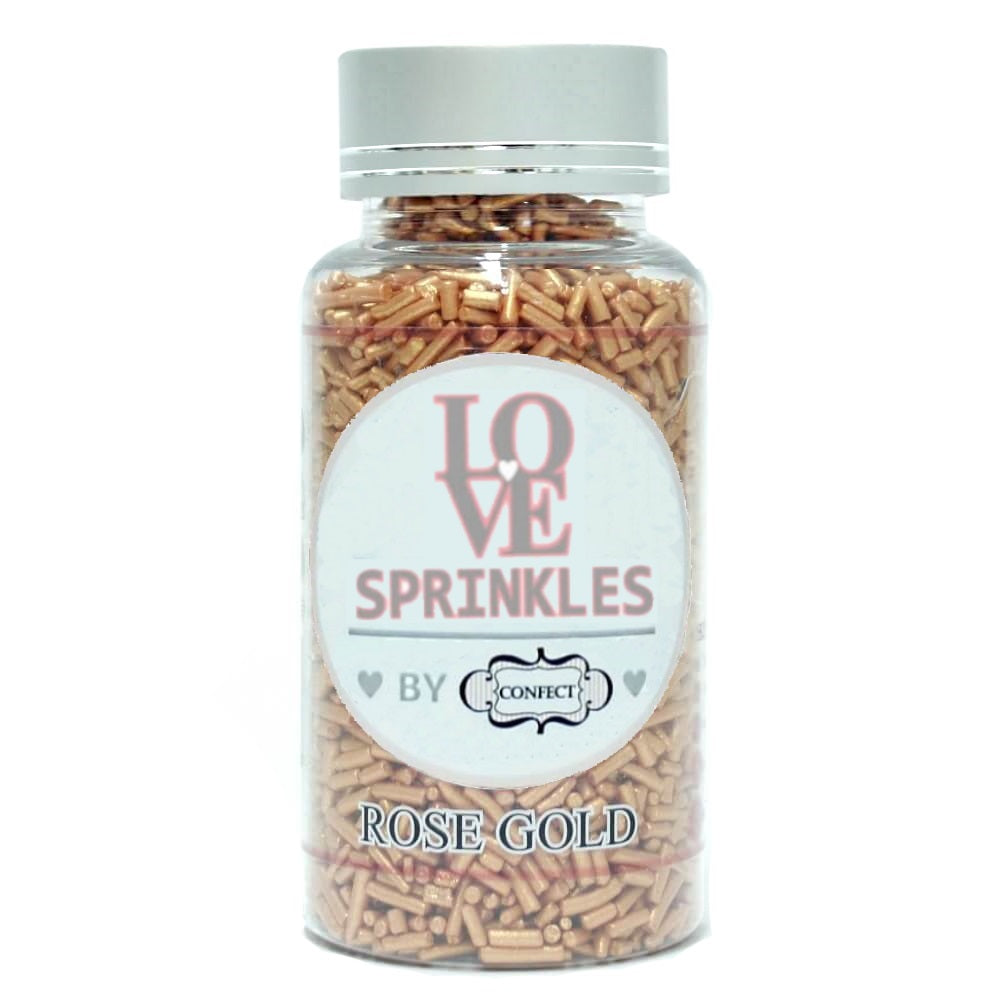 Confect Rose Gold Vermicelli Sprinkles 1 Kg
