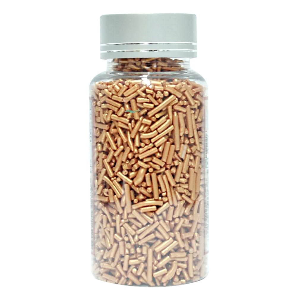 Confect Rose Gold Vermicelli Sprinkles 1 Kg