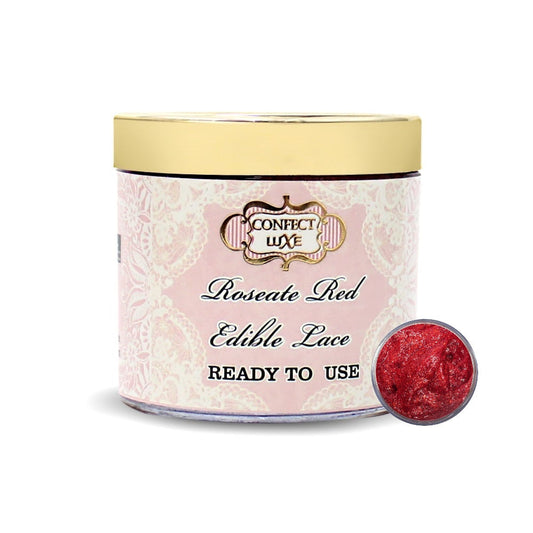 Roseate Red Edible Lace