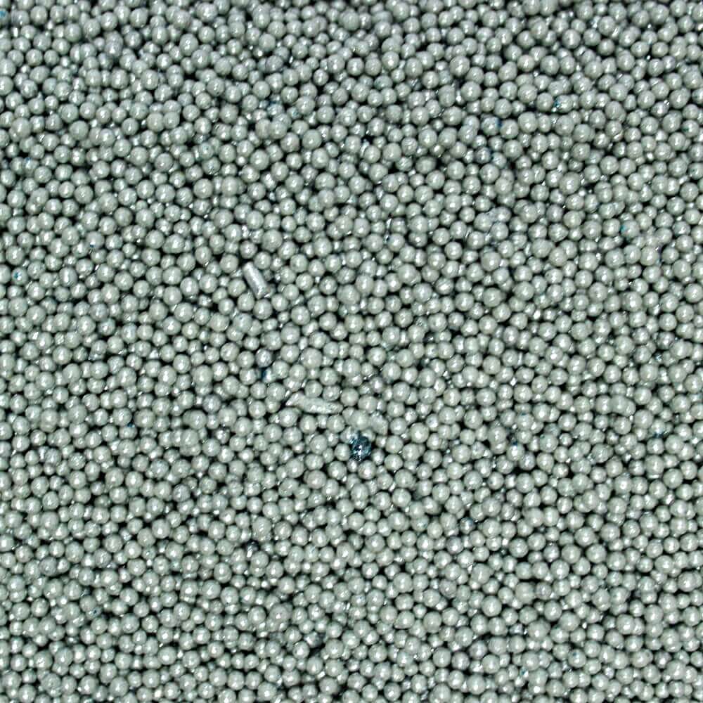 Silver Disco Balls Sprinkles 2 MM 120 Gms