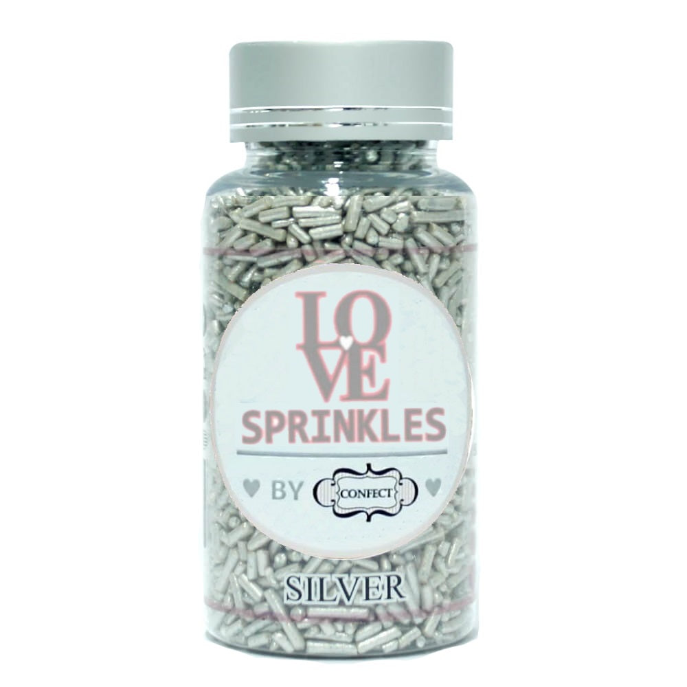 Confect Silver Vermicelli Sprinkles 1 Kg