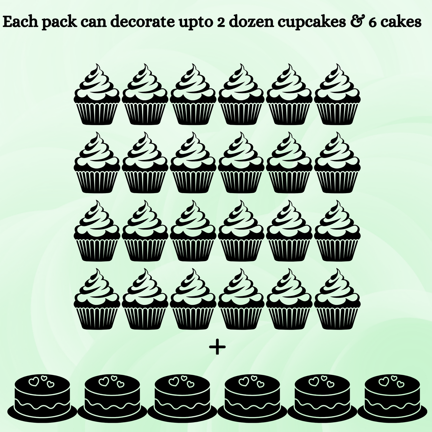 Confect Bunny Sprinkles | Orange, Silver and Sky Blue, Red Sprinkles Pack of 5 (EAST 9) - 100Gms