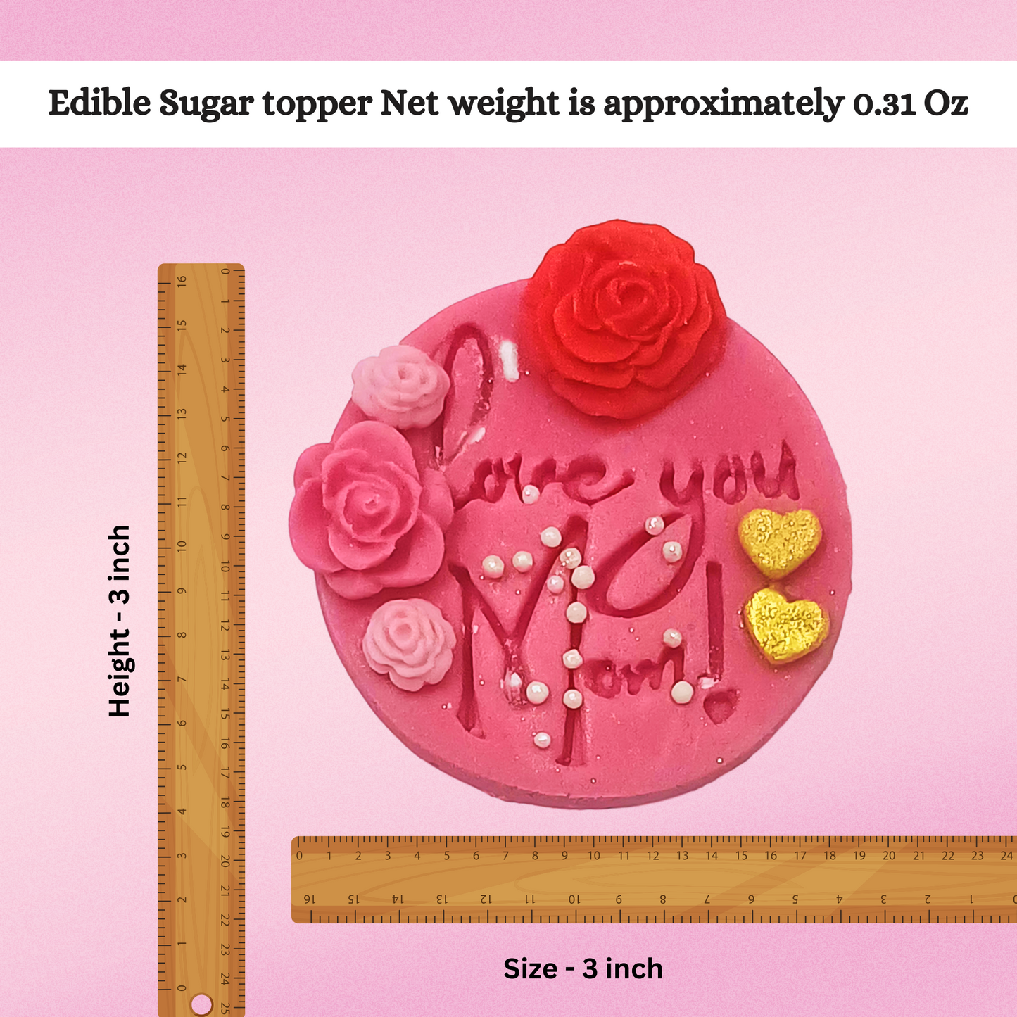 Confect Celebration Toppers for Cakes & Cupcakes | Cake Decorations Supplies - 100Gms (Mday-Topper-02)