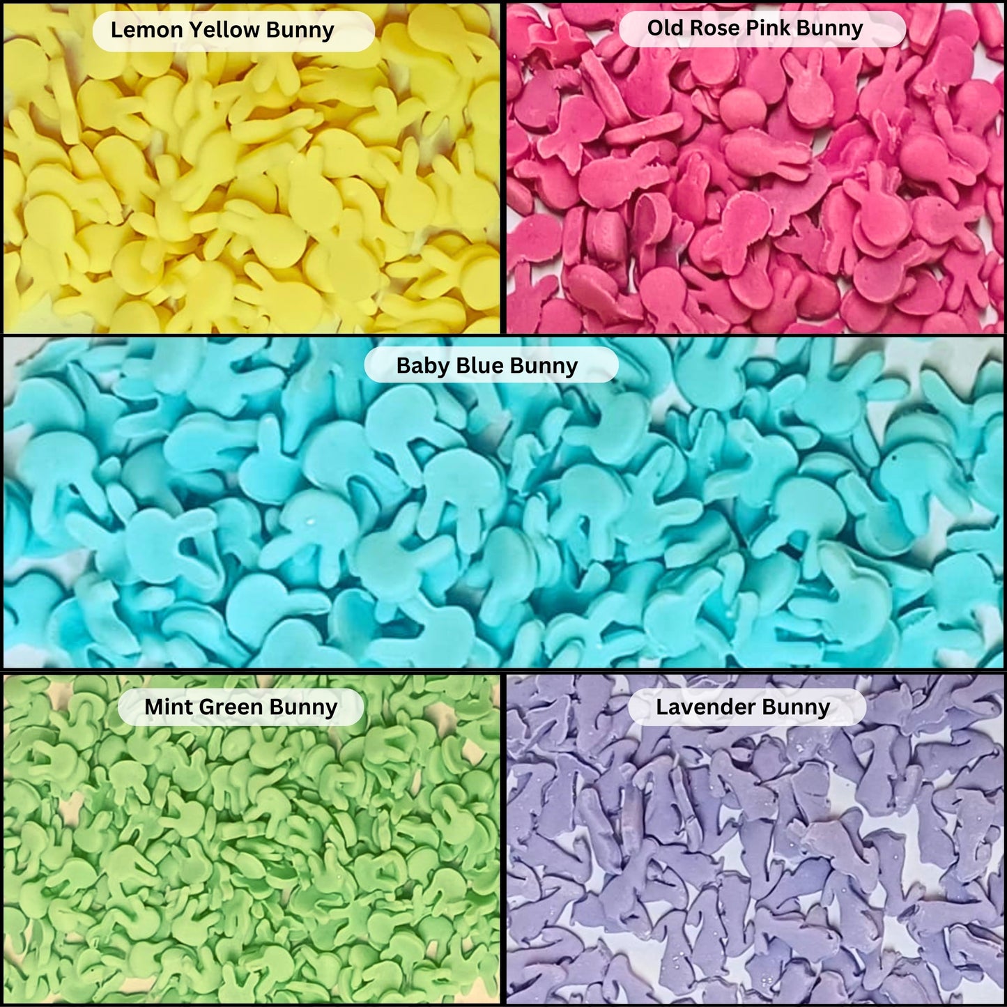 Confect Easter Sprinkles Edible | Edible Sprinkles Mix for Baking & Cake Decorative Pack of 5 (EAST 8) - 100Gms