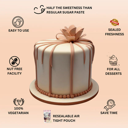 Skin Sugar Fondant | Edible Sugarpaste 1 Kg