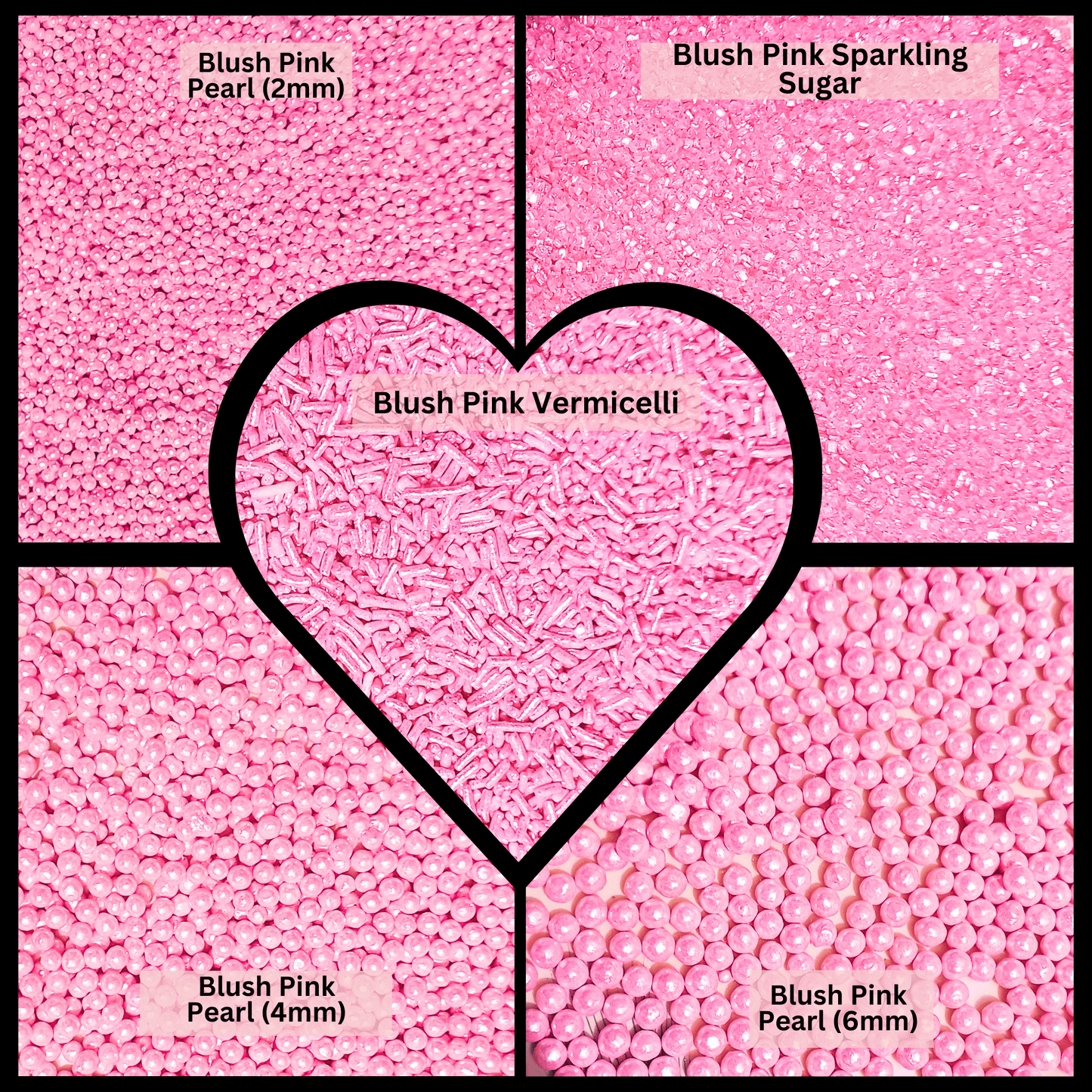 Sprinkles for Cakes & Cupcakes Decoration | USP-2(Baby Pink)
