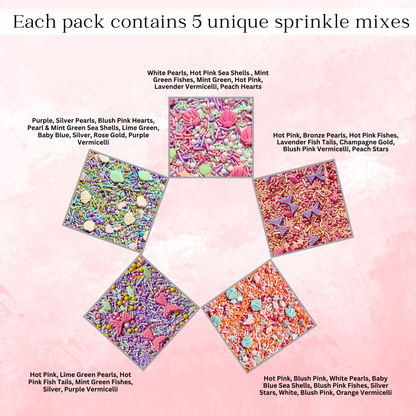 Under the Sea Sprinkles for Decorations 04 | 140 Gm