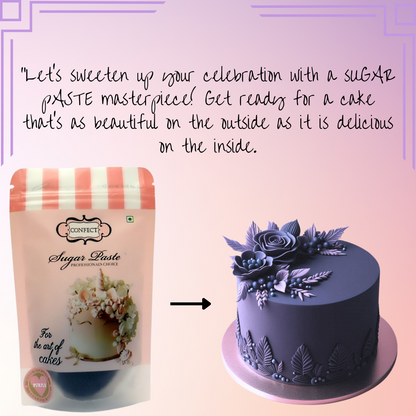 Purple Fondant | Edible Sugarpaste 250 Gm