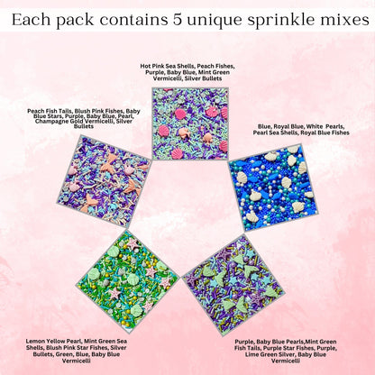 Under the Sea Sprinkles for Decorations 10 | 140 Gm