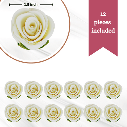 White | Edible Sugar Flower