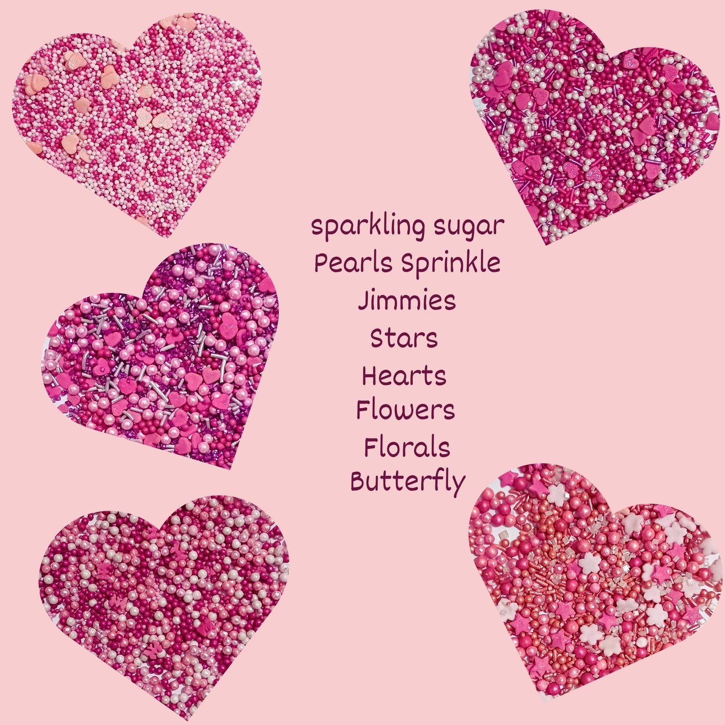 Valentine Sprinkles VS Multipack 12 - 100 gms
