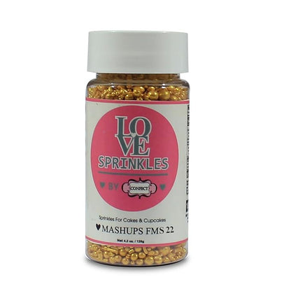 Gold | Sprinkles Bottle for Decoration Bottle 100 g