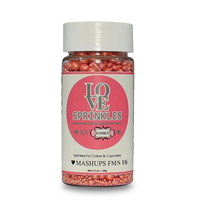 Rose Gold | Sprinkles Bottle for Decoration Bottle 100 g