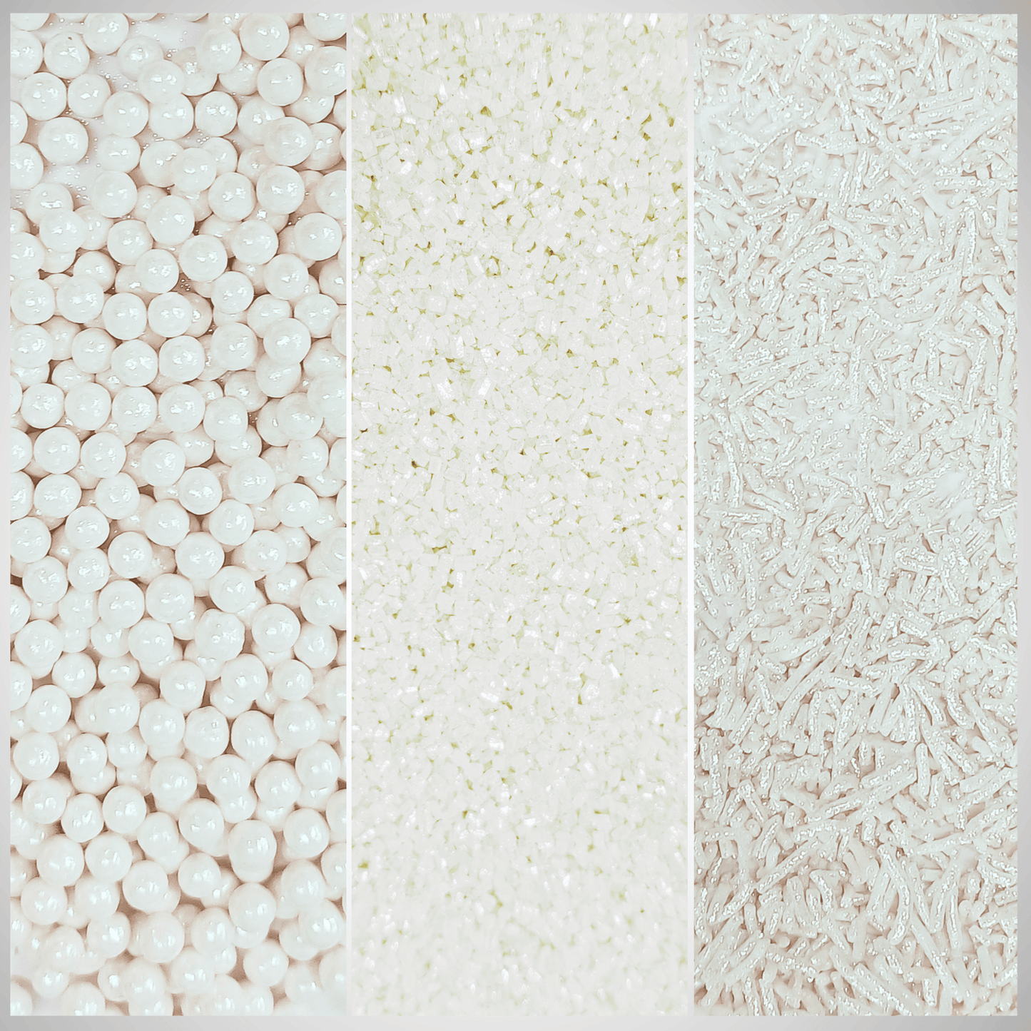 Sprinkles for Cakes & Cupcakes Decoration | USP-15(White)