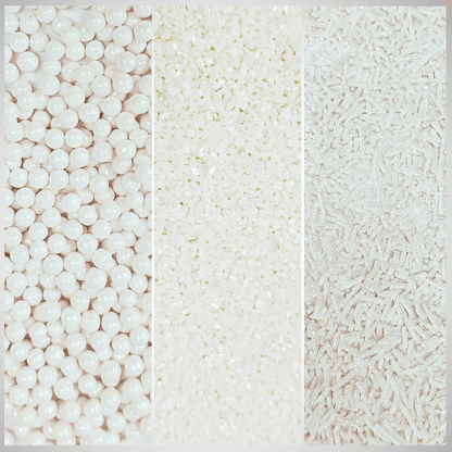 Sprinkles for Cakes & Cupcakes Decoration | USP-15(White)